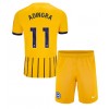 Baby Fußballbekleidung Brighton Simon Adingra #11 Auswärtstrikot 2024-25 Kurzarm (+ kurze hosen)